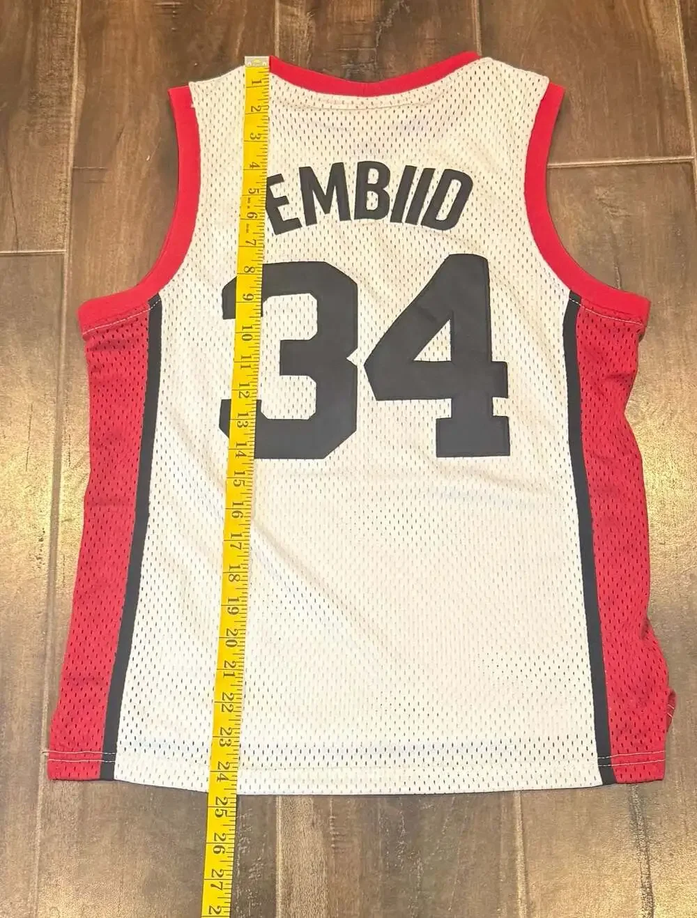 NWT Large Joel Embiid Headgear Classics High School Basketball Jersey